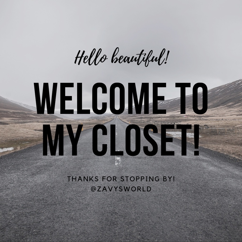 Welcome to my closet!